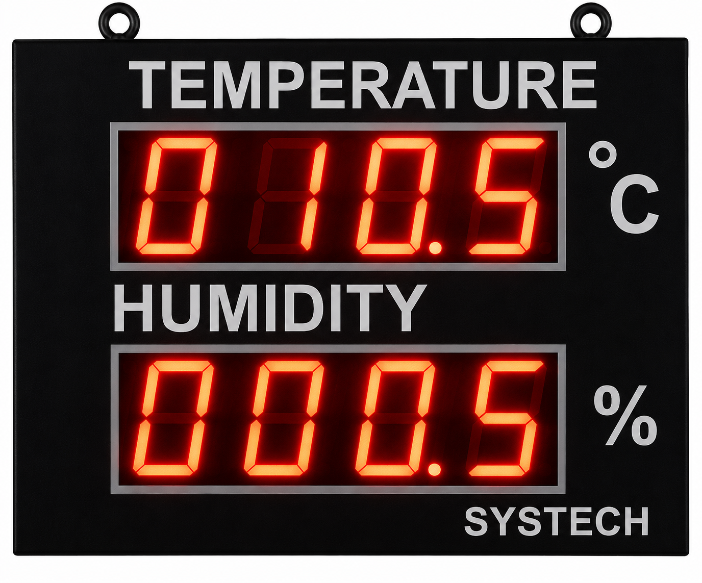 Large Display Temperature Humidity